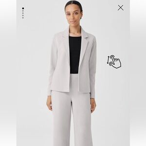 Eileen Fisher Boiled Wool Jersey Blazer, new without tags